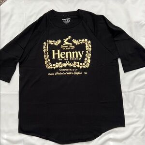 Black and Gold Graphic T-Shirt